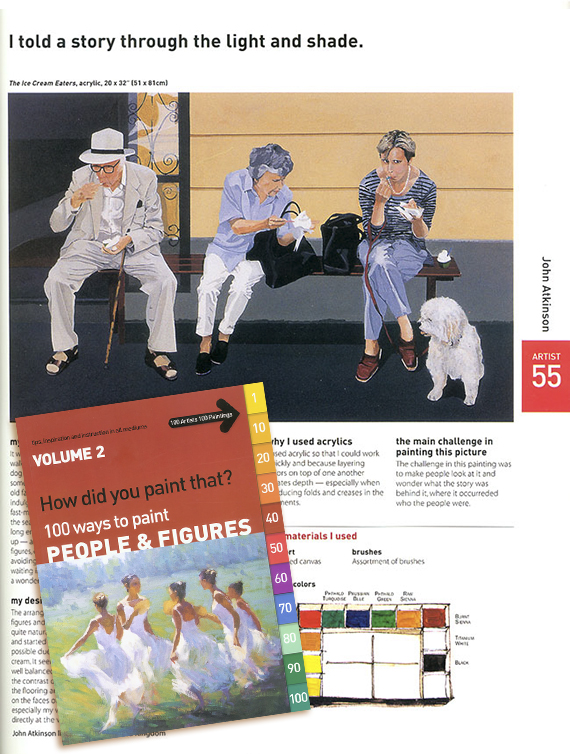 The Ice Cream Eaters by artist John Atkinson